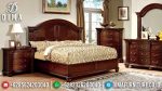 Jual 1 Set Tempat Tidur Jepara Jati Minimalis Natural Finish ST-2021