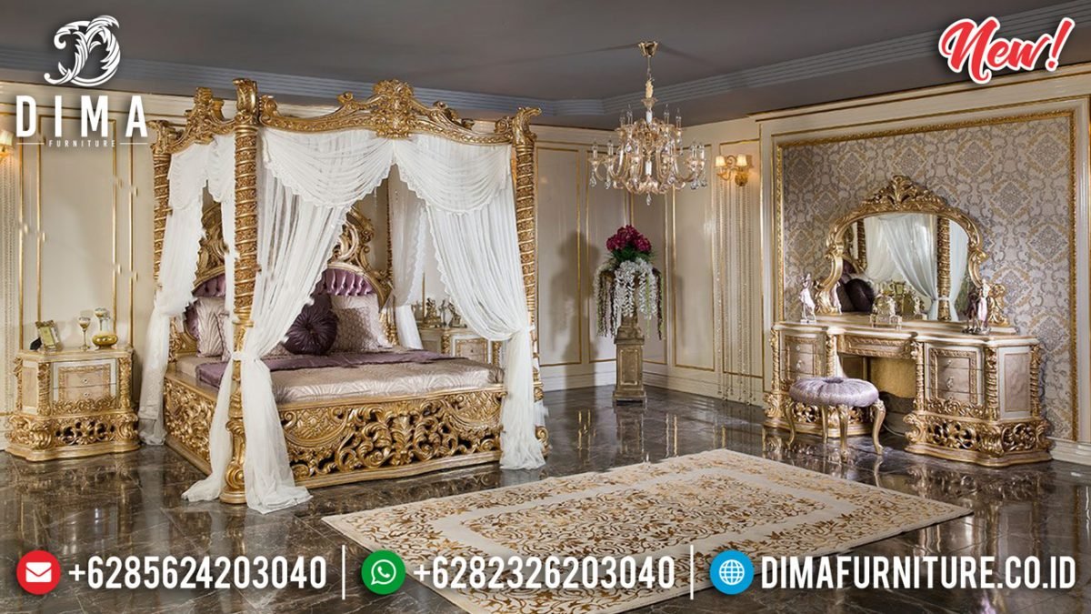 Set Kamar Tidur Mewah Ukiran Klasik Terbaru ST-0903 Set Kamar Tidur Mewah Ukiran Klasik Terbaru ST-0903