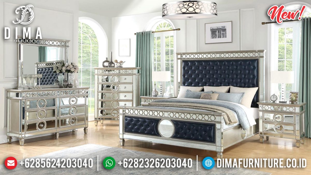 Set Tempat Tidur Mewah Classic Silver New ST-0904