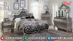 Set Tempat Tidur Mewah Klasik Brigette Silver ST-0909