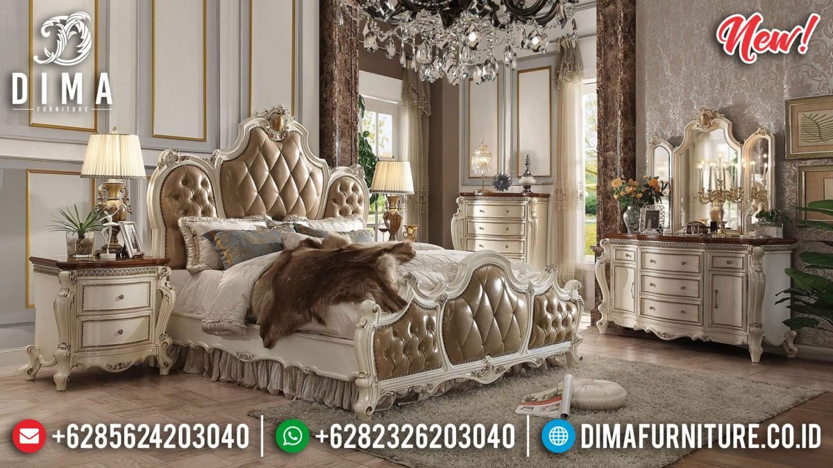 Tempat Tidur Jepara Mewah Ukir Duco Classic Terbaru ST-0898 Tempat Tidur Jepara Mewah Ukir Duco Classic Terbaru ST-0898