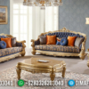 Elegant Model Sofa Tamu Mewah Luxury Golden Leaf Color New Carving Style ST-0985 | Sofa Tamu Jepara - Dima Furniture Elegant Model Sofa Tamu Mewah Luxury Golden Leaf Color New Carving Style ST-0985