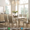 Meja Makan Minimalis Modern Golden Champagne Luxury Color Best Seller ST-0935 | Sofa Tamu Jepara - Dima Furniture Meja Makan Minimalis Modern Golden Champagne Luxury Color Best Seller ST-0935