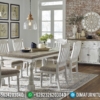 New Meja Makan Minimalis Classic Vintage White Duco Luxury Jepara ST-0953 | Sofa Tamu Jepara - Dima Furniture New Meja Makan Minimalis Classic Vintage White Duco Luxury Jepara ST-0953