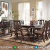 Set Meja Makan Minimalis Klasik Jati Natural Best Furniture Jepara ST-0920 | Sofa Tamu Jepara - Dima Furniture Set Meja Makan Minimalis Klasik Jati Natural Best Furniture Jepara ST-0920