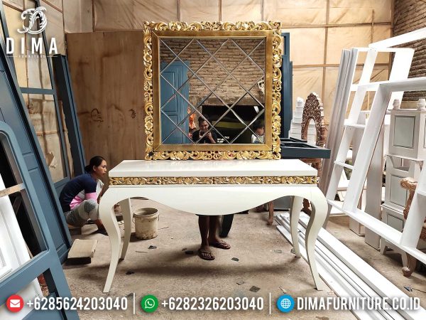 Meja Konsol Mewah Luxury Classic Furniture Jepara Terbaru New Design 2021 ST-1024