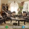 Sofa Tamu Mewah Jati Natural Luxury Classic Great Solid Wood Perhutani ST-1013