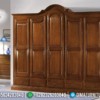 Amber Lemari Pakaian Jati Pintu 6 Natural Minimalis Beauty Collection ST-1101