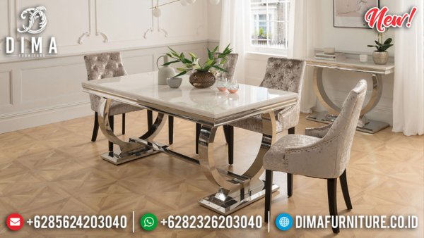 Best Offers Meja Makan Minimalis Modern Jepara Luxury Classic Furniture ST-1166