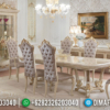 Get It Now Set Meja Makan Mewah Classic Luxury Golden Glow Imperial Design ST-1170
