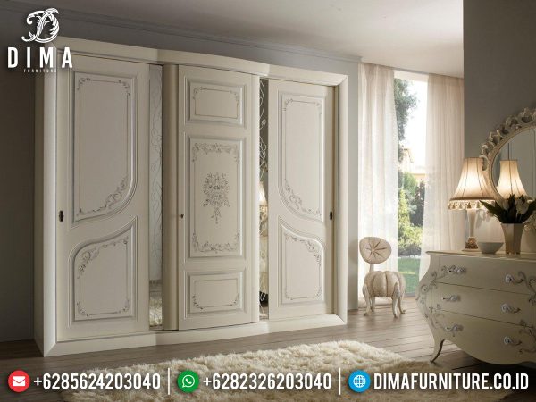 Harga Lemari Pakaian Kayu Mewah Jepara Luxury Classic New Item Dima Furniture ST-1084