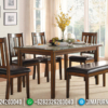 Harga Meja Makan Minimalis Jati Klasik Natural Color Luxury Furniture Jepara ST-1115