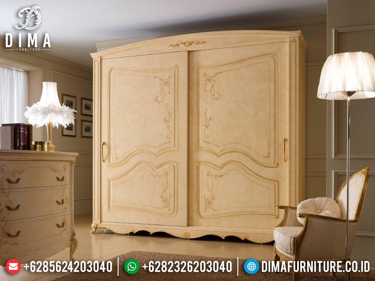 Jual Lemari Pakaian Mewah Luxury Carving Jepara High Quality Furniture ST-1088 Jual Lemari Pakaian Mewah Luxury Carving Jepara High Quality Furniture ST-1088