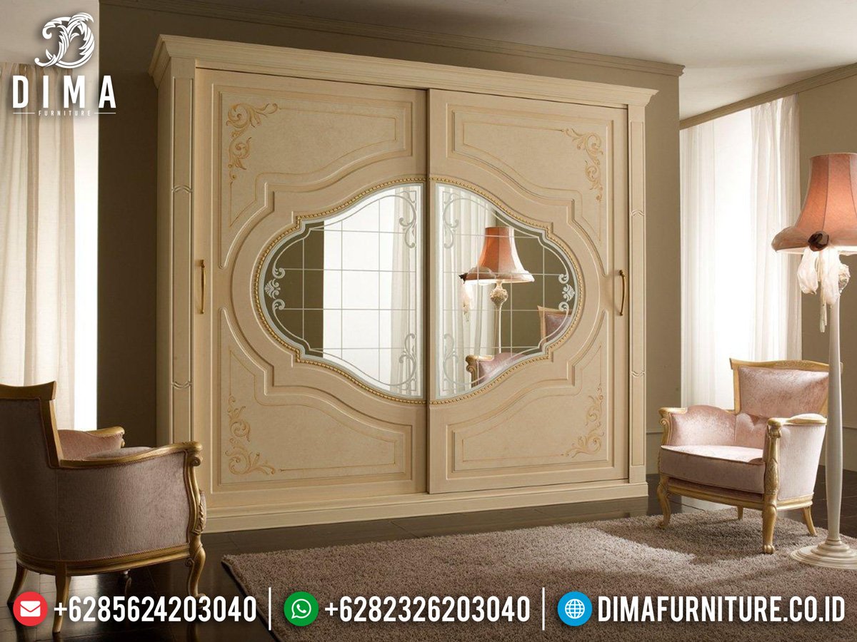 Lemari Pakaian Minimalis Kaca 2 Pintu Luxury Furniture Jepara Best Sale ST-1094 Lemari Pakaian Minimalis Kaca 2 Pintu Luxury Furniture Jepara Best Sale ST-1094