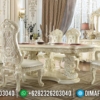 Luxury Style Meja Makan Ukiran Mewah Jepara White Ivory Newest ST-1122 | Sofa Tamu Jepara - Dima Furniture Luxury Style Meja Makan Ukiran Mewah Jepara White Ivory Newest ST-1122
