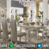 Premier Set Meja Makan Mewah Ukiran Jepara High Quality Solid Wood Perhutani ST-1159 | Sofa Tamu Jepara - Dima Furniture Premier Set Meja Makan Mewah Ukiran Jepara High Quality Solid Wood Perhutani ST-1159
