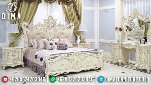 Queen Size Tempat Tidur Mewah Classic Luxury Best Collection Dima Furniture Jepara ST-1147