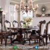 Auburn Color Meja Makan Minimalis Terbaru Natural Classic Furniture Jepara ST-1233