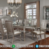 Great Meja Makan Minimalis Modern Luxury Champagne Color Mebel Jepara ST-1228