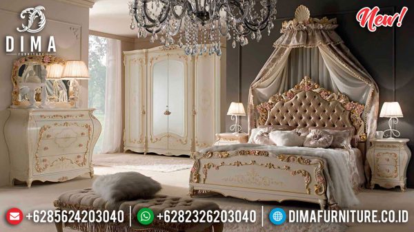 Harga Kamar Set Mewah Jepara Terbaru Luxury Classic Best Collection ST-1177
