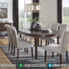 Jual Meja Makan Minimalis Kayu Jati Natural Perhutani Furniture Jepara Luxury ST-1204 | Sofa Tamu Jepara - Dima Furniture Jual Meja Makan Minimalis Kayu Jati Natural Perhutani Furniture Jepara Luxury ST-1204