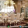 Meja Makan Mewah Jepara, Kursi Makan Ukiran Luxury, Set Meja Makan Jepara High Quality ST-1260 | Sofa Tamu Jepara - Dima Furniture Meja Makan Mewah Jepara, Kursi Makan Ukiran Luxury, Set Meja Makan Jepara High Quality ST-1260