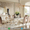 Meja Makan Mewah Terbaru Classic Design Luxury Mebel Jepara ST-1193