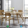Meja Makan Minimalis Jati Back To Nature Concept Natural Color ST-1226 | Sofa Tamu Jepara - Dima Furniture Meja Makan Minimalis Jati Back To Nature Concept Natural Color ST-1226
