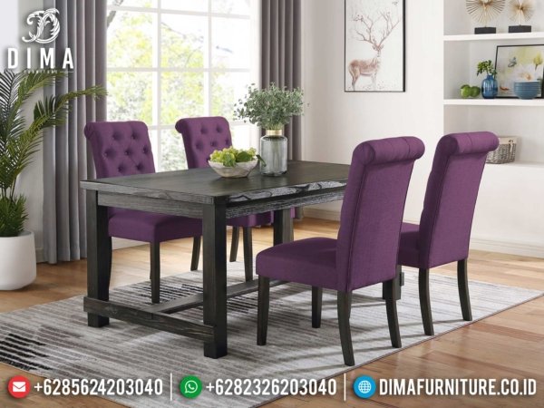 Meja Makan Minimalis Jepara Candreva Style Simple Furniture Jepara Update ST-1196