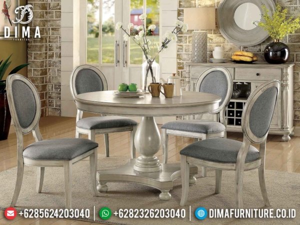 Meja Makan Minimalis Terbaru Cullen Style Natural Luxury Design Jepara ST-1213