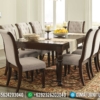 Meja Makan Minimalis Veronica Natural Color Great Solid Wood Jepara ST-1210 | Sofa Tamu Jepara - Dima Furniture Meja Makan Minimalis Veronica Natural Color Great Solid Wood Jepara ST-1210