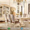 New Meja Makan Mewah Jepara Luxury Carving Premiere Dining Room Style ST-1216
