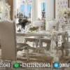 New Set Meja Makan Mewah Imperial Kingdom Majestic Luxury Classic Carving ST-1247