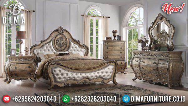 New Tempat Tidur Mewah Luxury Classic Jepara Furniture Elegant Style ST-1176