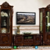 Beautiful Set Bufet TV Jati Mewah Luxury Carving Classic Italiansky ST-1399 | Sofa Tamu Jepara - Dima Furniture Beautiful set bufet tv jati mewah luxury carving classic italiansky ST-1399