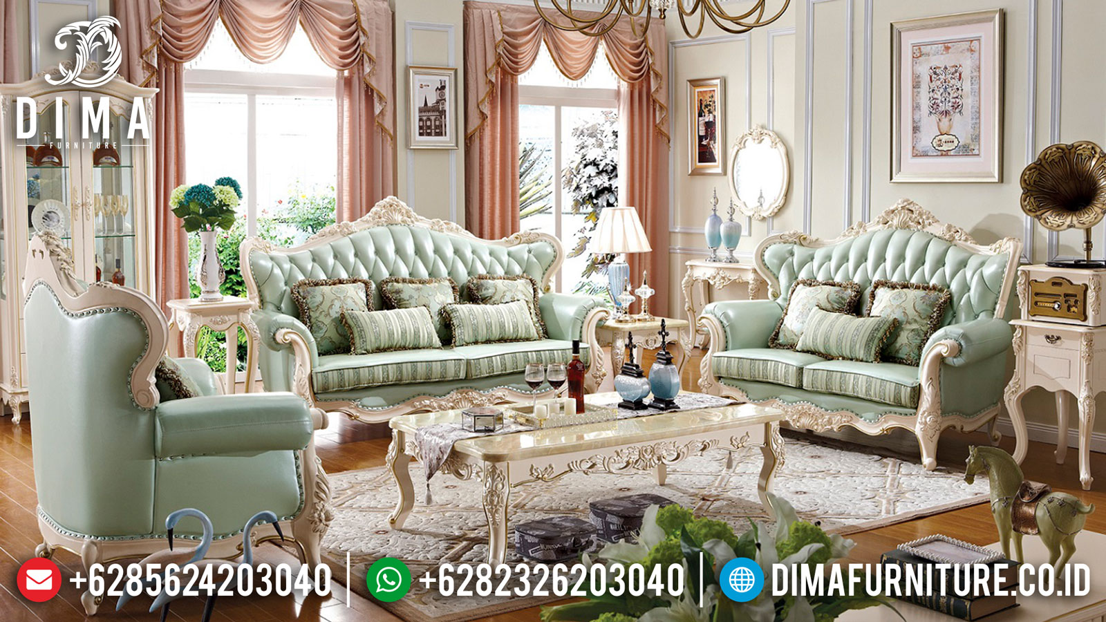 Best Seller Sofa Tamu Jepara Terbaru Luxurious Style ST-1382