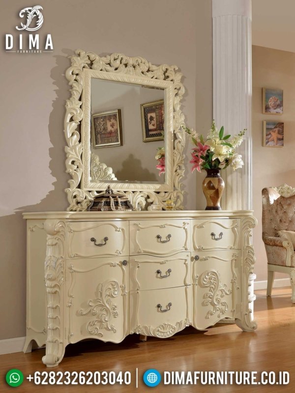 Desain Meja Konsul Mewah Terbaru Ukiran Jepara New Luxury Set Classic ST-1338