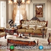 Desain Sofa Tamu Mewah Jepara Luxurious Sets Natural Jati Perhutani ST-1347