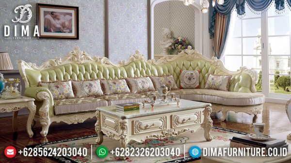 Elegant Set Sofa Ruang Tamu Mewah Luxury Carving Jepara ST-1381