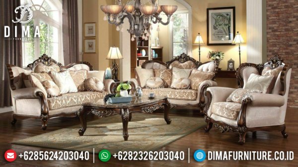 Iris Style Sofa Ruang Tamu Mewah Classic Luxury Furniture Jepara ST-1282