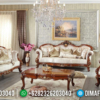 Jual Sofa Tamu Mewah Jati Luxury Carving Natural Salak Brown Color Combination ST-1297