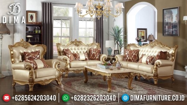 Jual Sofa Tamu Mewah Ukiran Jepara Luxurious Sets Carving Majestic ST-1281