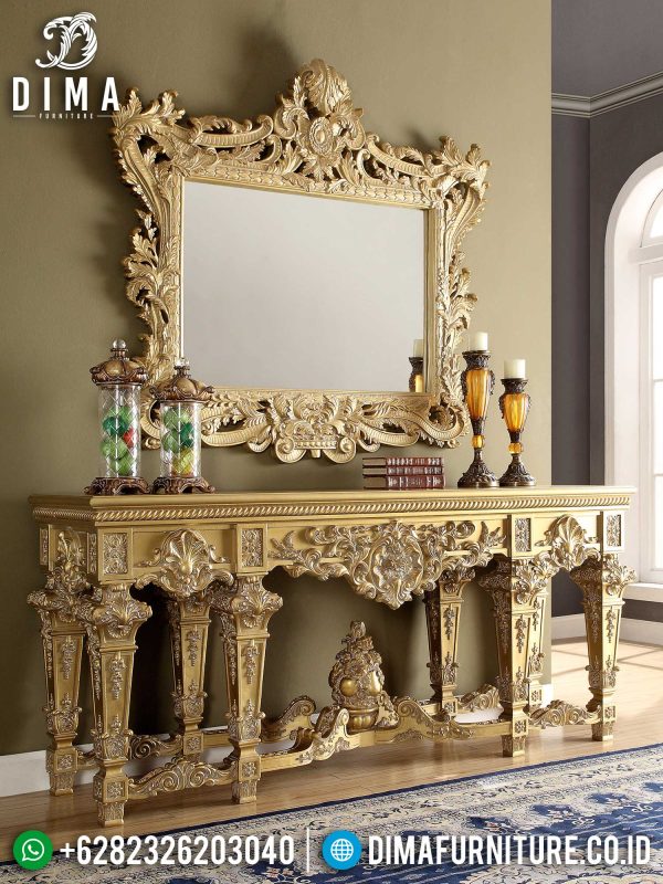 Meja Konsol Mewah Jepara Luxury Carving Classic Design Furniture ST-1336