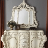 Meja Konsul Mewah Putih Glossy Art Duco Luxury Carving Furniture Jepara ST-1337 | Sofa Tamu Jepara - Dima Furniture Meja Konsul Mewah Putih Glossy Art Duco Luxury Carving Furniture Jepara ST-1337