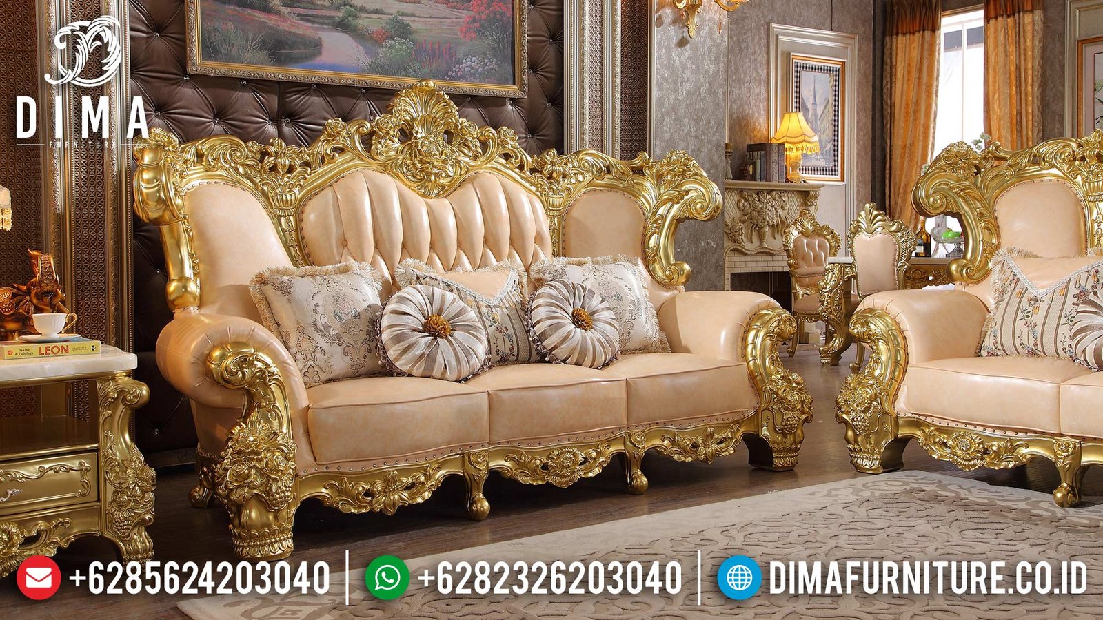 New Model Sofa Tamu Mewah Ukir Jepara Glorious Style Mebel Jepara ST-1372