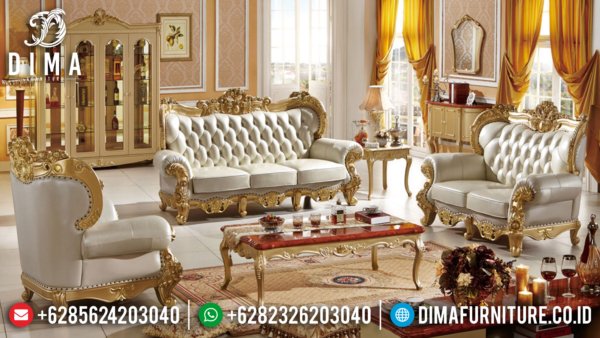 New Set Sofa Tamu Mewah Jepara Luxury Golden Shine Duco Color ST-1317