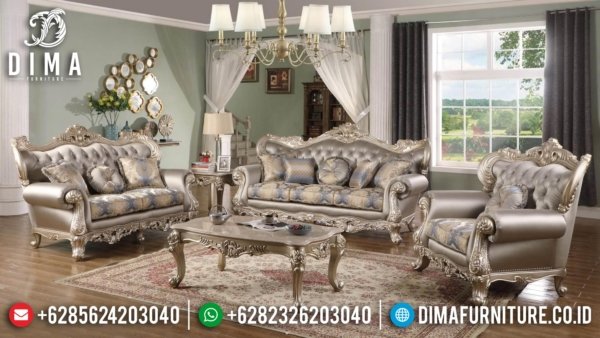 Set Sofa Tamu Mewah Luxury Elegant Color Art Duco Glossy ST-1376