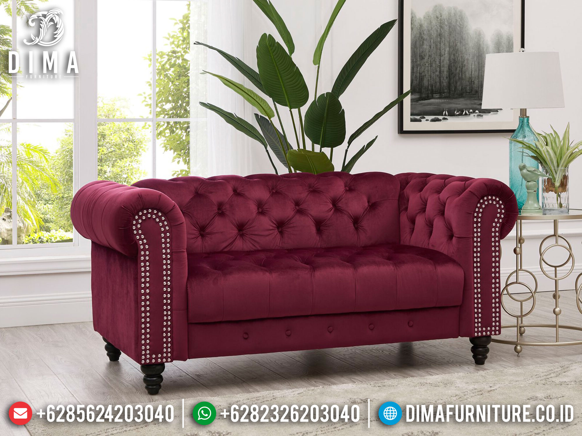 Sofa Tamu Jepara Terbaru Simple Elegant Design Luxury Classic ST-1325