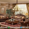 Sofa Tamu Mewah Jati Natural Classic Luxury Brunello Design Mebel Jepara ST-1278