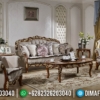 Sofa Tamu Mewah Klasik Jati Perhutani Natural Color Luxury ST-1310 | Sofa Tamu Jepara - Dima Furniture Sofa Tamu Mewah Klasik Jati Perhutani Natural Color Luxury ST-1310